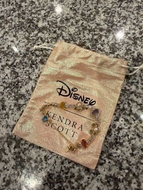 NWOT Disney x Kendra Scott 14K Yellow Gold Tennis Bracelet